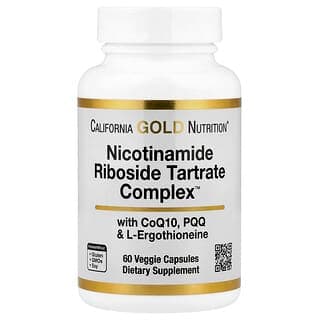 California Gold Nutrition, Nicotinamide Riboside Tartrate (NRT) Complex, 60 Veg Capsules
