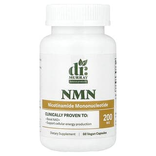 Dr. Murray's, NMN, 200 mg, 60 Vegan Capsules