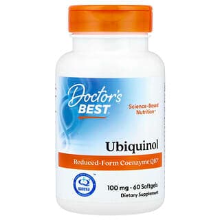 Doctor's Best, Ubiquinol, 100 mg, 60 Softgels
