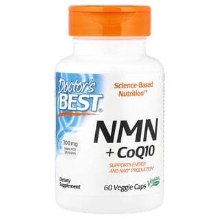 Doctor's Best NMN + CoQ10, 60 Veggie Caps