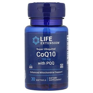 Life Extension, Super Ubiquinol CoQ10 with PQQ, 100 mg, 30 Softgels