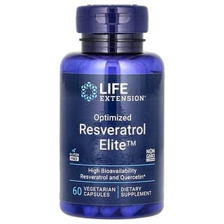 Life Extension, Optimised Resveratrol Elite, 60 Vegetarian Capsules