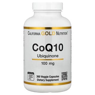 California Gold Nutrition, CoQ10, USP Grade Ubiquinone, 100 mg, 360 Veggie Capsules