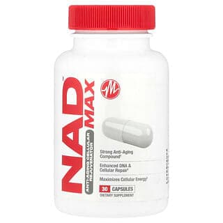 Metabolic Nutrition, NAD MAX™, Anti-Aging Cellular Rejuvenator, 30 Capsules