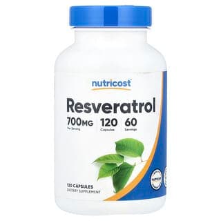 Nutricost Resveratrol Capsules, 120 Count