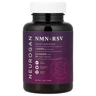 Neurogan Health, NMN + RSV, 90 Vegan Capsules