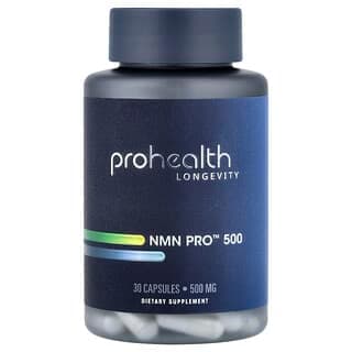 ProHealth Longevity, NMN Pro™ 500, 500 mg, 30 Capsules