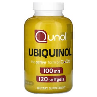 Qunol Ubiquinol 100 mg, 120 Softgels
