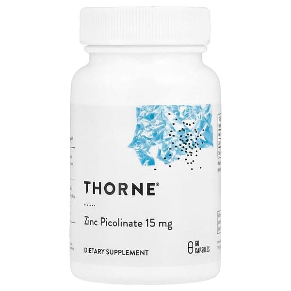 Thorne, Thorne, Zinc Picolinate, 15 mg, 180 Capsules