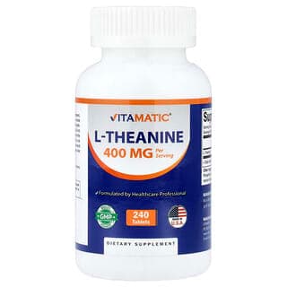 Vitamatic, L-Theanine, 240 Tablets, (200 mg per Tablet)
