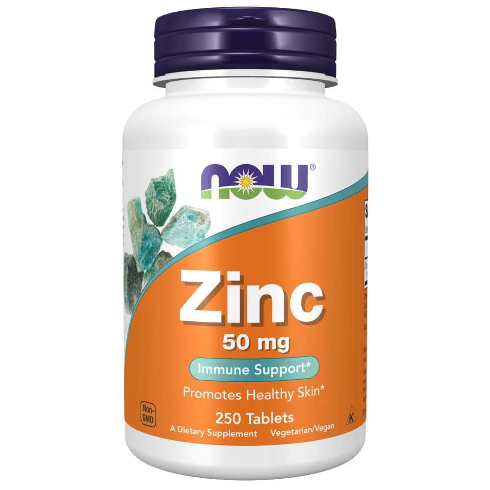 NOW Foods Zinc Gluconate Tablets, 250 Count