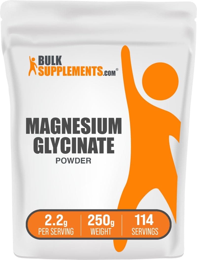 BulkSupplements Magnesium Glycinate Powder, 250g