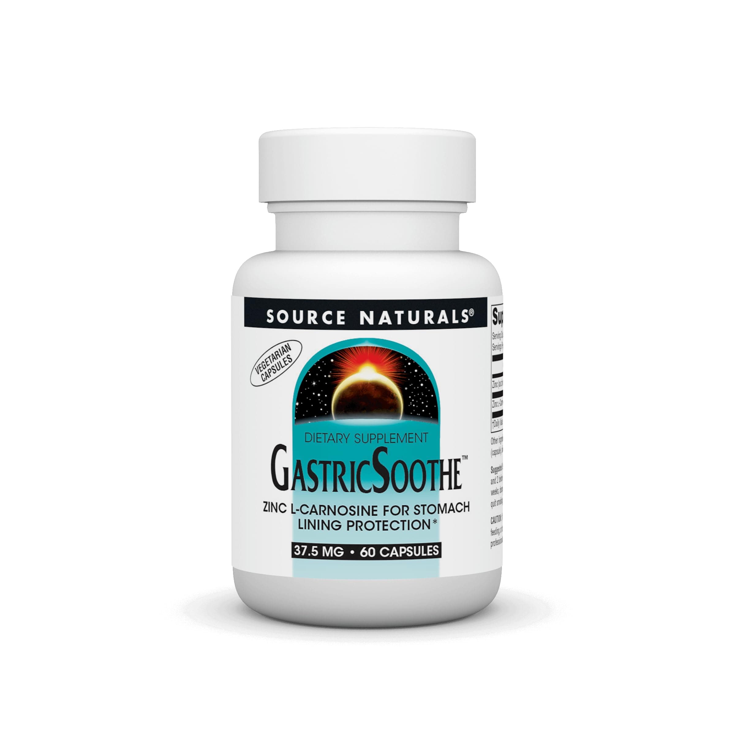 Source Naturals GastricSoothe Zinc L-Carnosine, 60 Veggie Caps