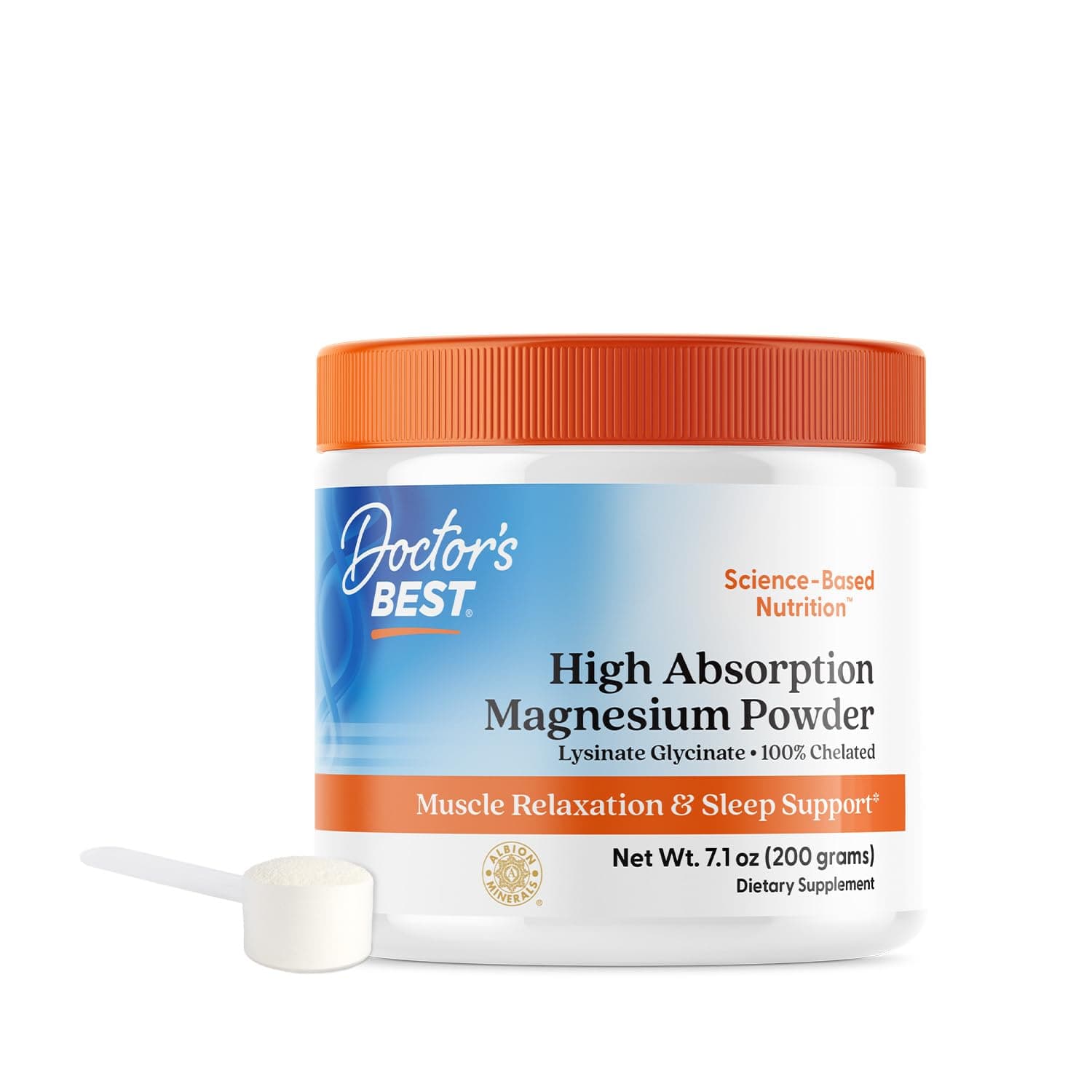 Doctor's BEST High Absorption Magnesium Powder, 200g