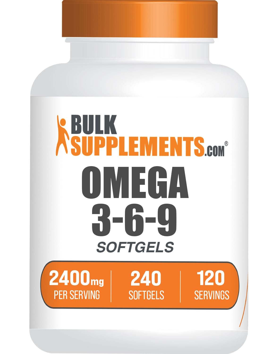 BulkSupplements Omega 3-6-9 Softgels, 240 Count