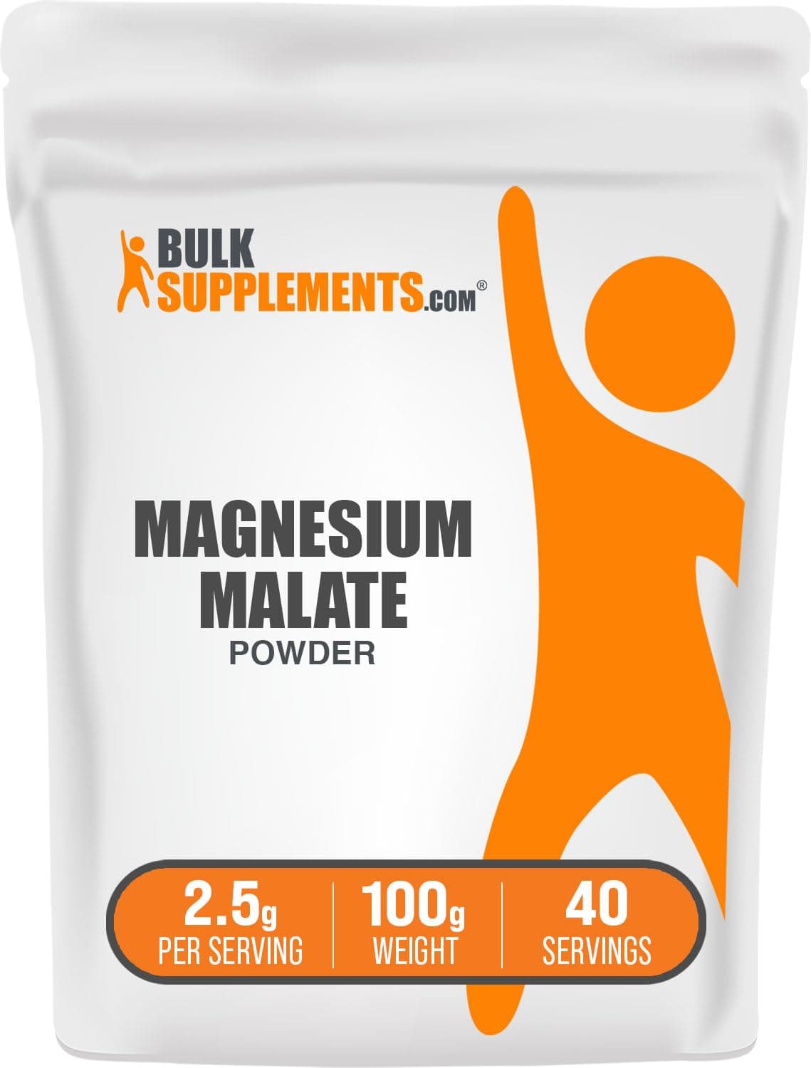 BulkSupplements Magnesium Malate Powder, 100g