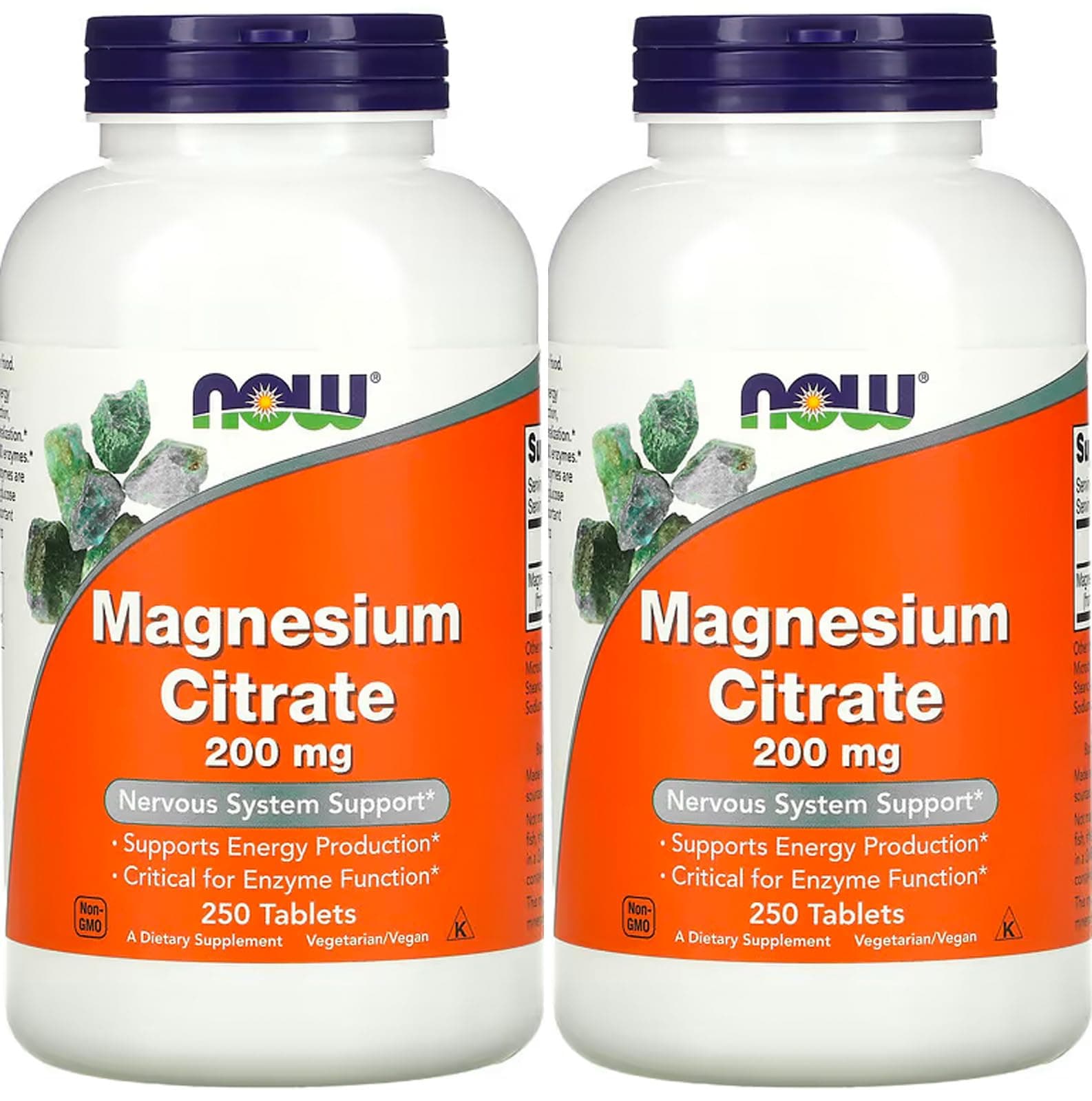 NOW Foods Magnesium Citrate 200 mg, 250 Tabs