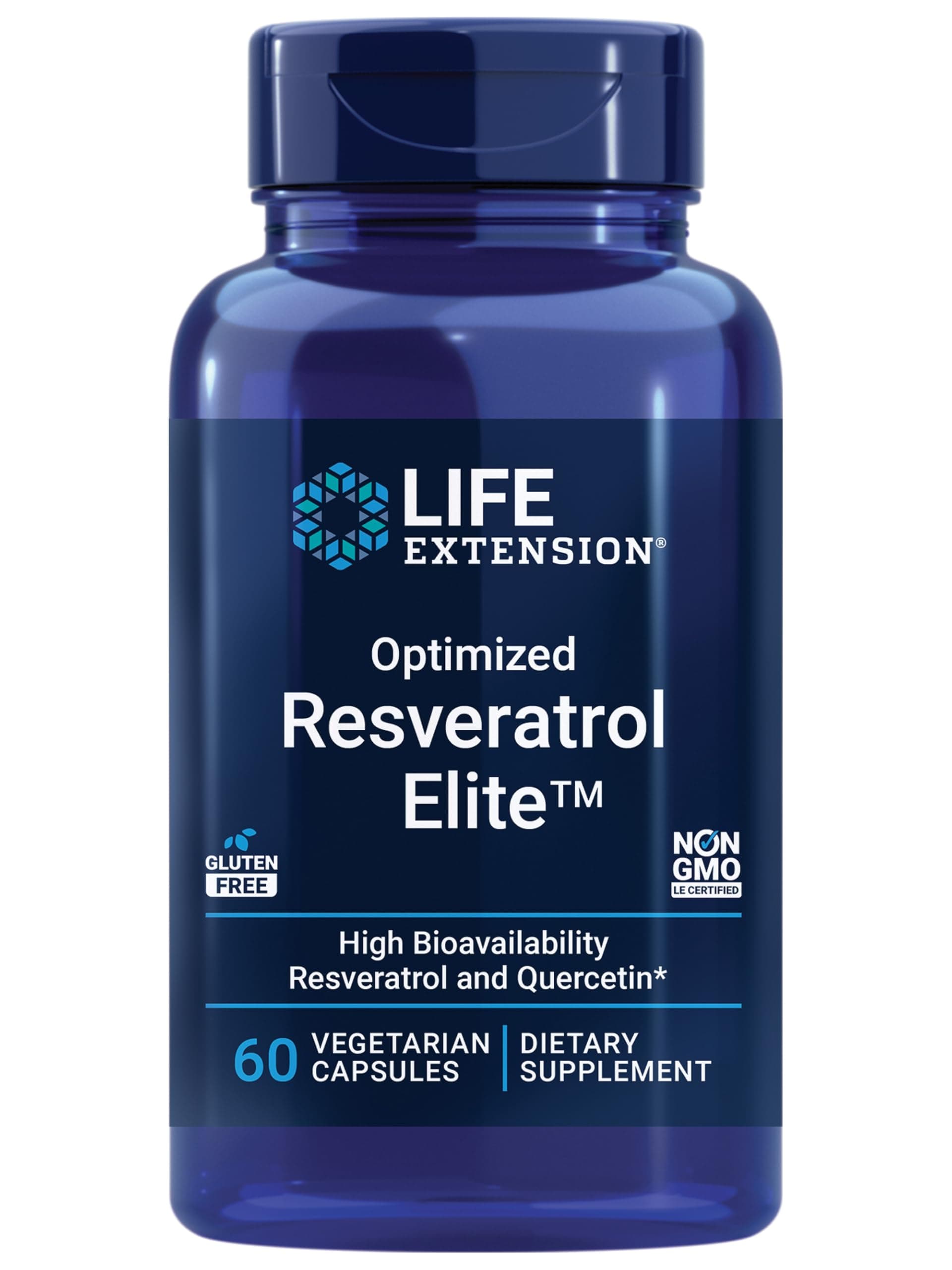 Life Extension Optimized Resveratrol Elite, 60 Capsules