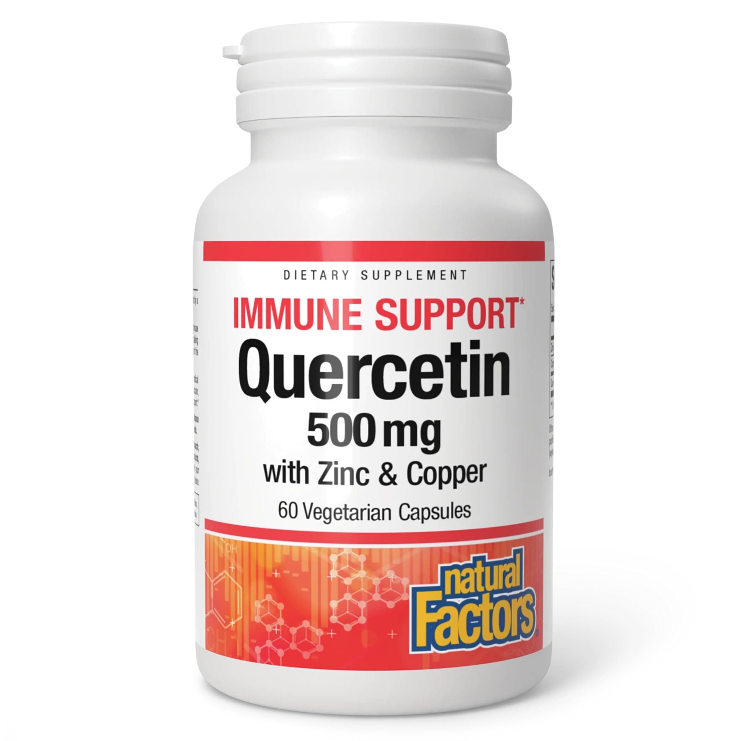 Natural Factors Quercetin with Zinc & Copper, 60 Vegetarian Capsules